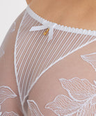 Slip italien Fleurs de tattoo Blanc Aubade TB27-BLANC