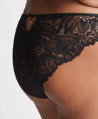 Slip italien Flowermania Noir Aubade LA27-NOIR
