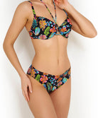 Soutien-gorge de bain coque La tropicale noir Antigel Bain EBA4362-NT