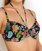 Soutien-gorge de bain coque La tropicale noir Antigel Bain EBA4362-NT