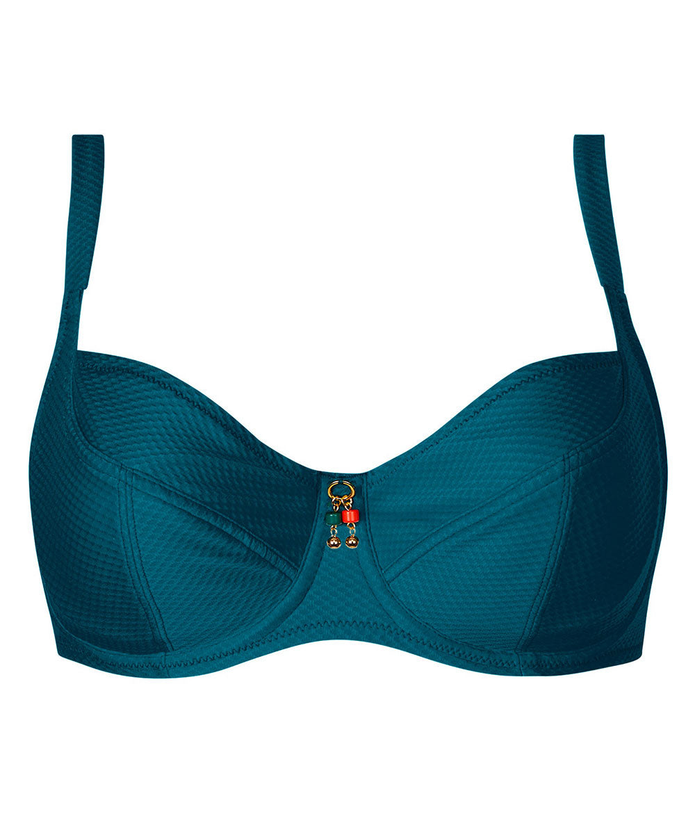 Soutien-gorge de bain corbeille grande taille La Vogueuse vert vogue Antigel Bain FBB3507-VV 1