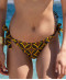 Maillot de bain slip à nouettes bikini La Muse Africa jaune Antigel Bain EBB0156 JA 