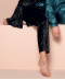 Pantalon en velours Antigel de Lise Charmel Velours en Fête noir ELH0036 NO 2
