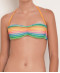 Maillot de bain deux pieces Fril swimwear Borabora multicolore haut face