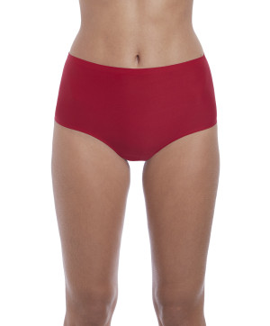Slip invisible stretch taille haute Fantasie Smoothease rouge FL2328 RED