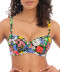 Haut de maillot de bain balconnet à armatures décolleté cœur Floral Haze multicolore Freya swim AS202803 MUI