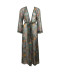 Kimono long d'été Lise Charmel bain Fleur Persane bronze ASB2967 BP 10