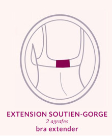 Bretelles, Extensions : Extension 2 Agrafes 30mm Soutien-gorge