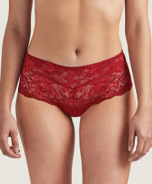 CULOTTE, STRING : Shorty rouge