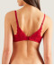 Soutien gorge corbeille coque rouge Rosessence rouge gala Aubade HK04 GALA 1