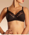 Soutien gorge sans armatures grande taille Chantelle Pont Neuf noir C13820 011 2