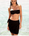 Paréo de plage Ajourage Couture noir Lise Charmel bain ASA6515 NO 3